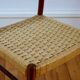 Chairs Scandinavian teak and rope 60 years