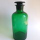 Pot apothicaire vert vintage