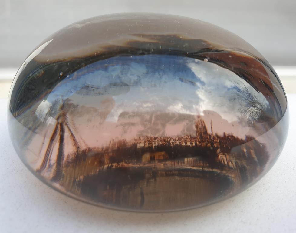 Crystal paperweight Saint-Malo vintage 1900