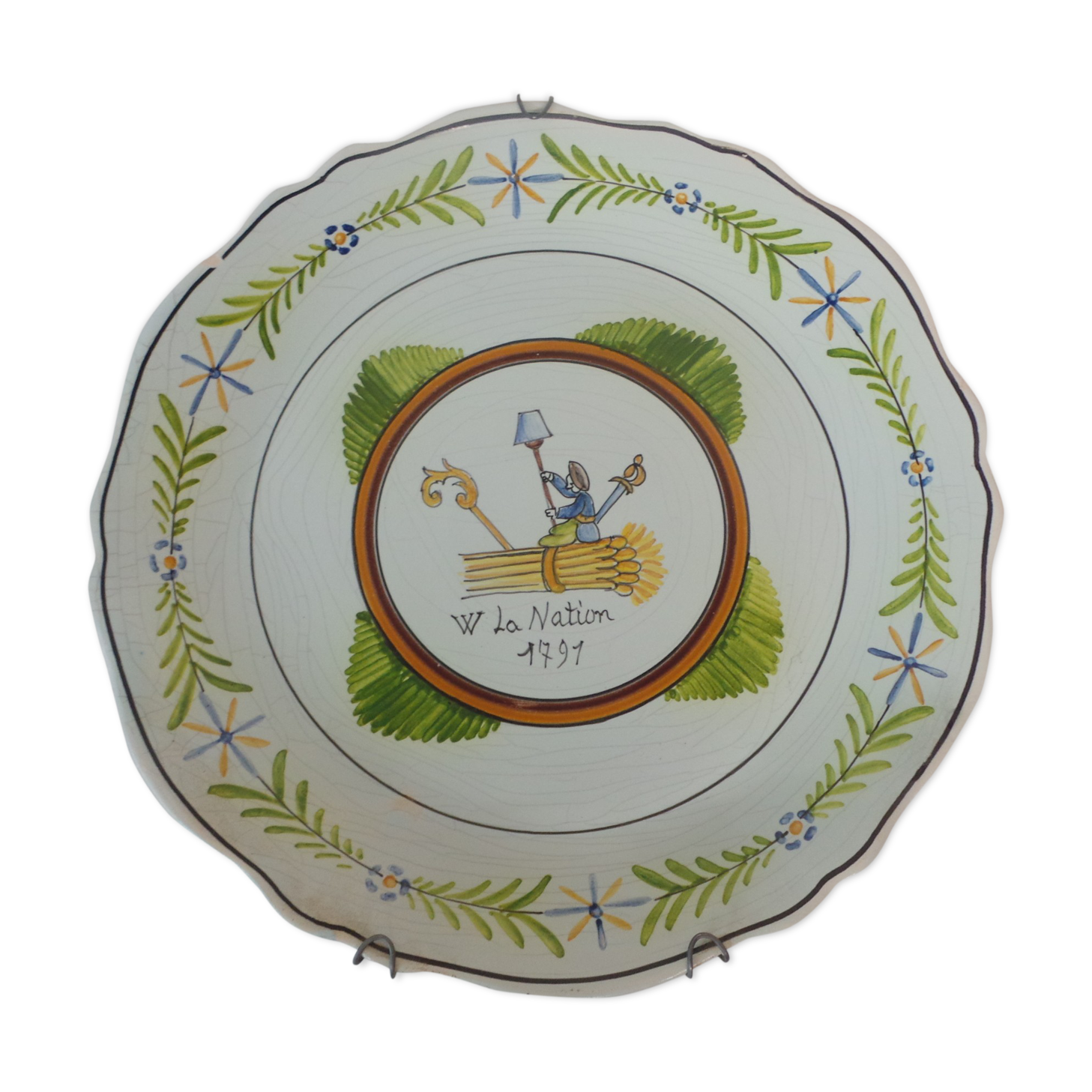 Decorative Plate The Nation 1791