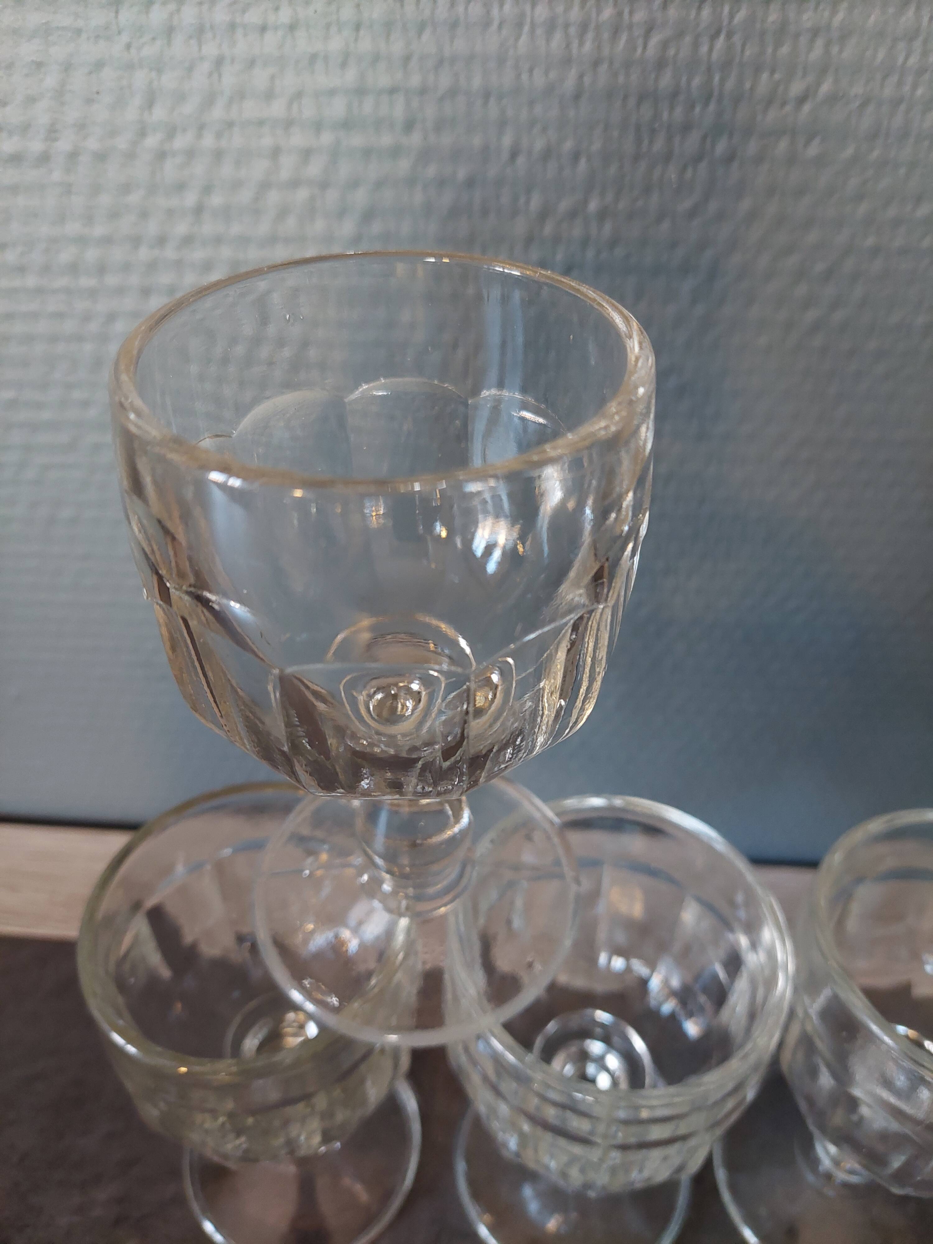 Vintage foot glasses