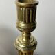 Antique brass candle holder