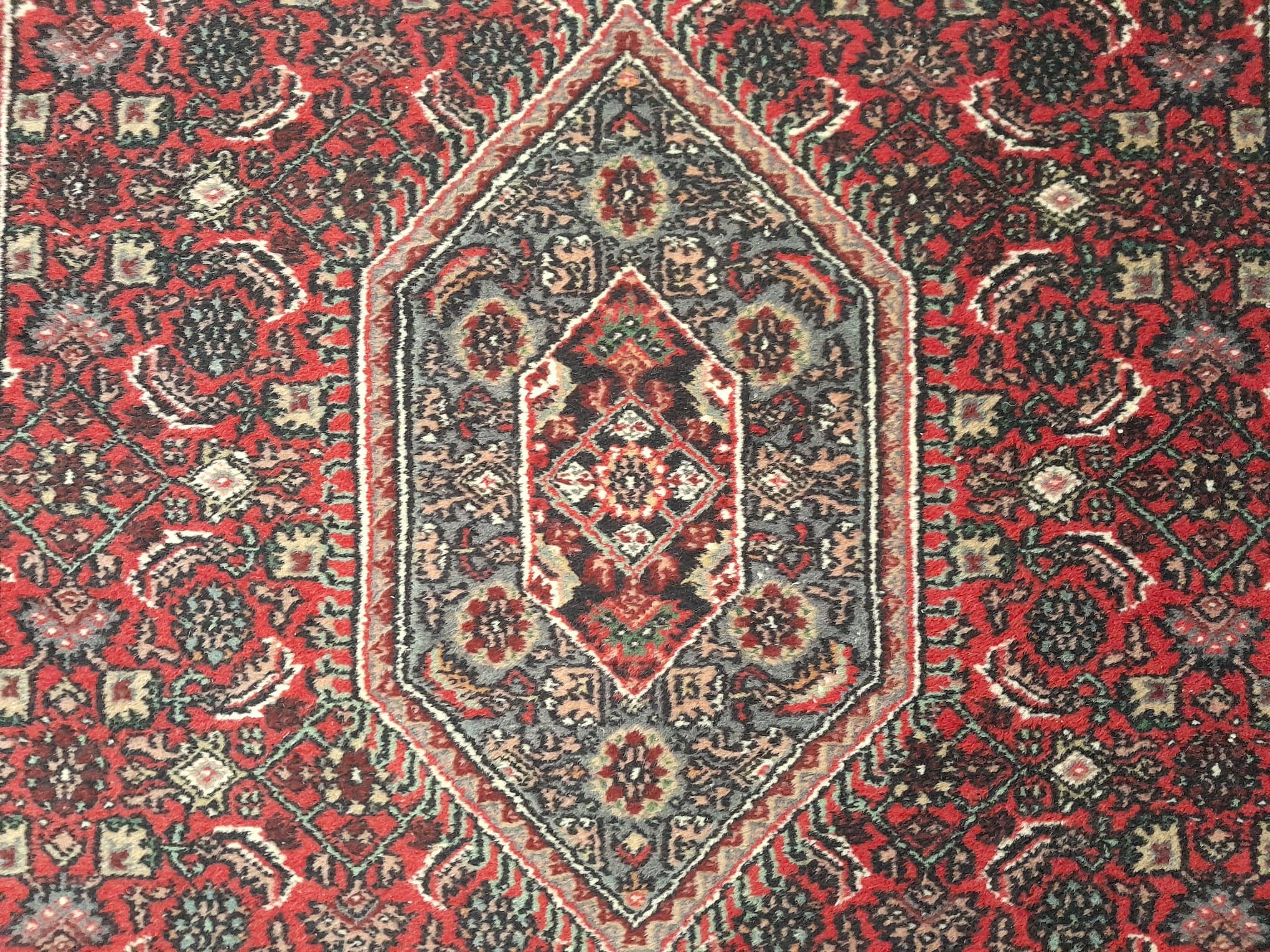 Handmade Indo-Bidjar rug 195x124cm