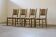 Vintage 1960s Danish Oak Dining Chairs style of Henning Kjærnulf, Denmark