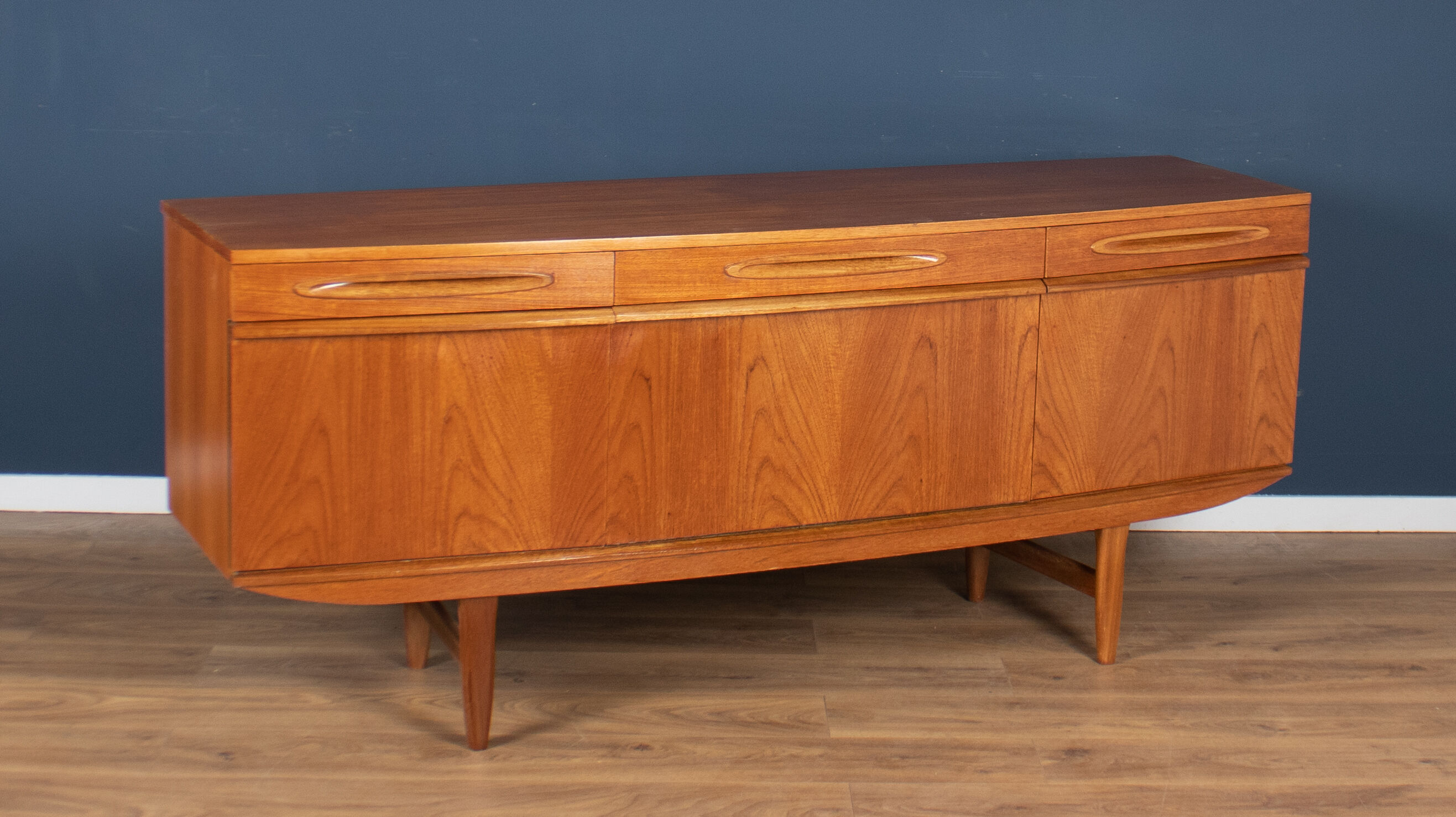 Enfilade rétro teck 1960s elliots de newbury eon mid century