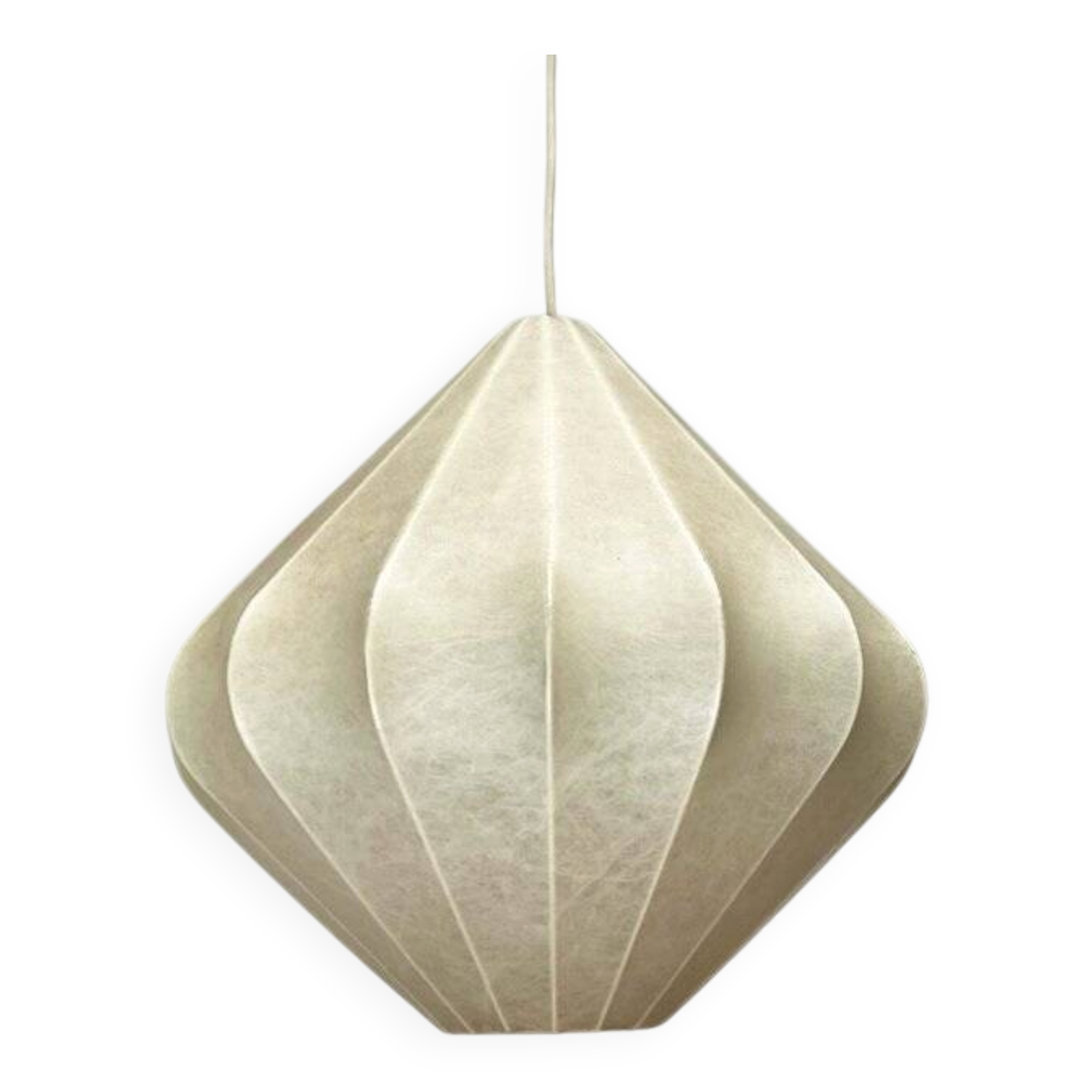 Mid-Century Modern Suspension Cocoon by Friedel Wauer for Goldkant Leuchten, Germany, 1960s