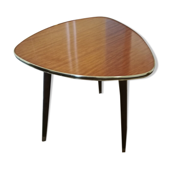 Table basse formica marron