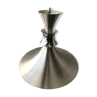 Danish pendant lamp 1970 brushed aluminum