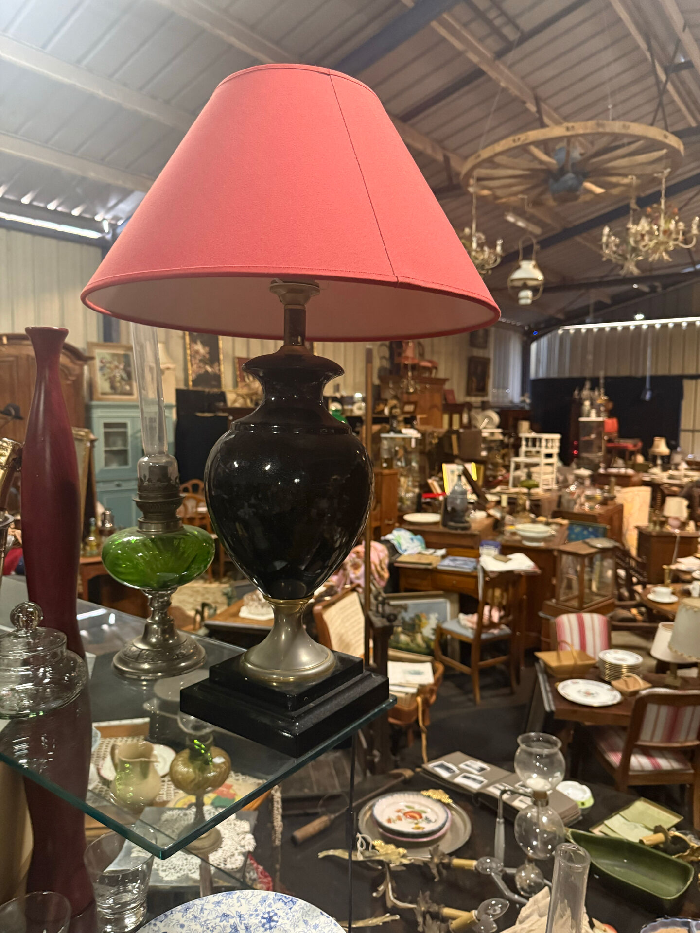 Lampe sur pied porcelaine