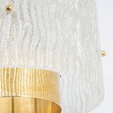 Large Murano hanging lamp by Hillebrand, 1970s