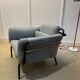 Stellar Works Valet Club Chair in Light Grey Premium Fabric