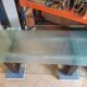 Tara dining table by Cattelan Italia glass top and extension cords