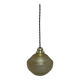 Small vintage glass pendant light