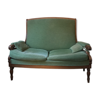 Couch 19th century green Prasin