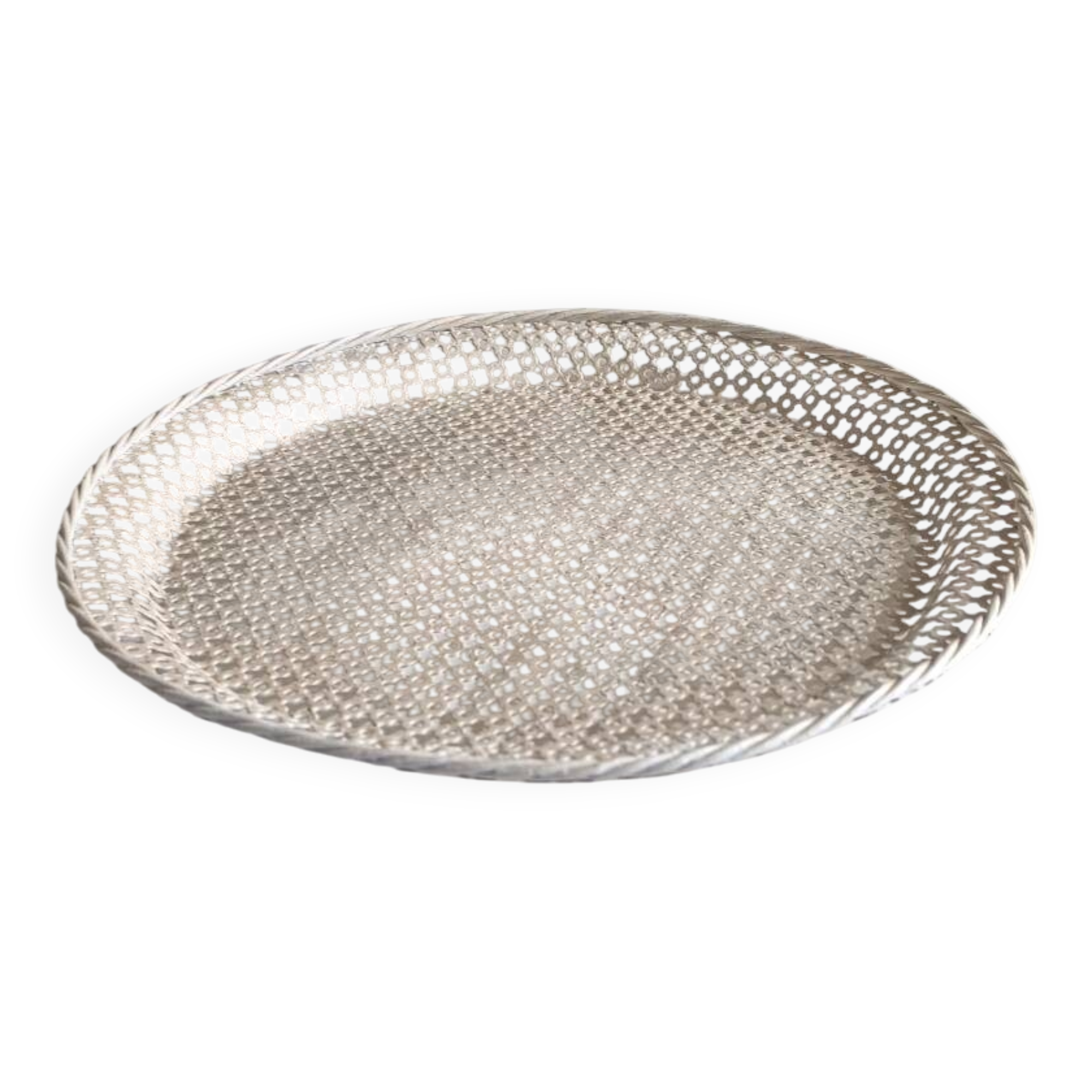Perforated metal tray Mathieu Matégot 1950