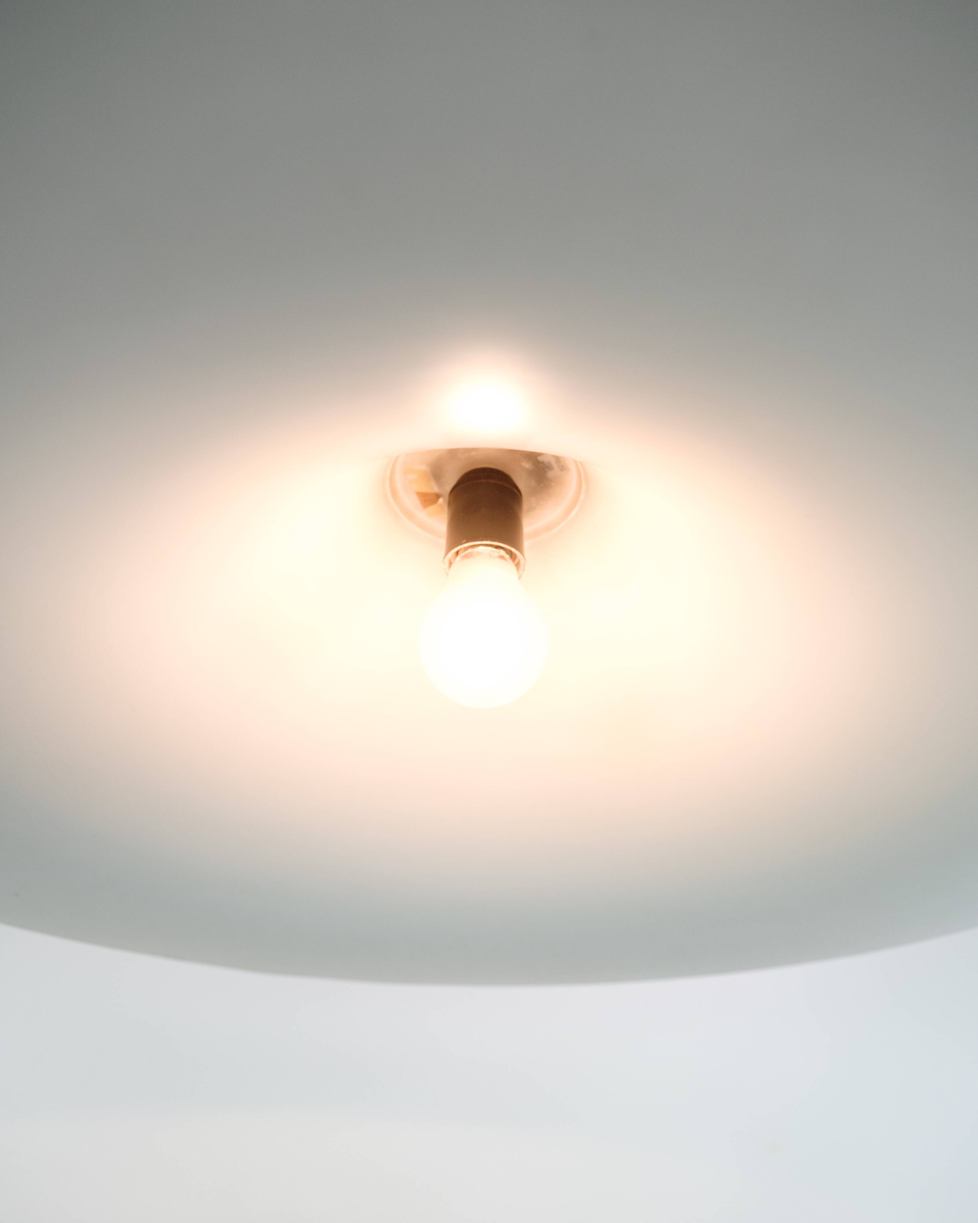 Large Trumpet Pendant In Orange By Claus Bonderup For Fog & Mørup From 1970