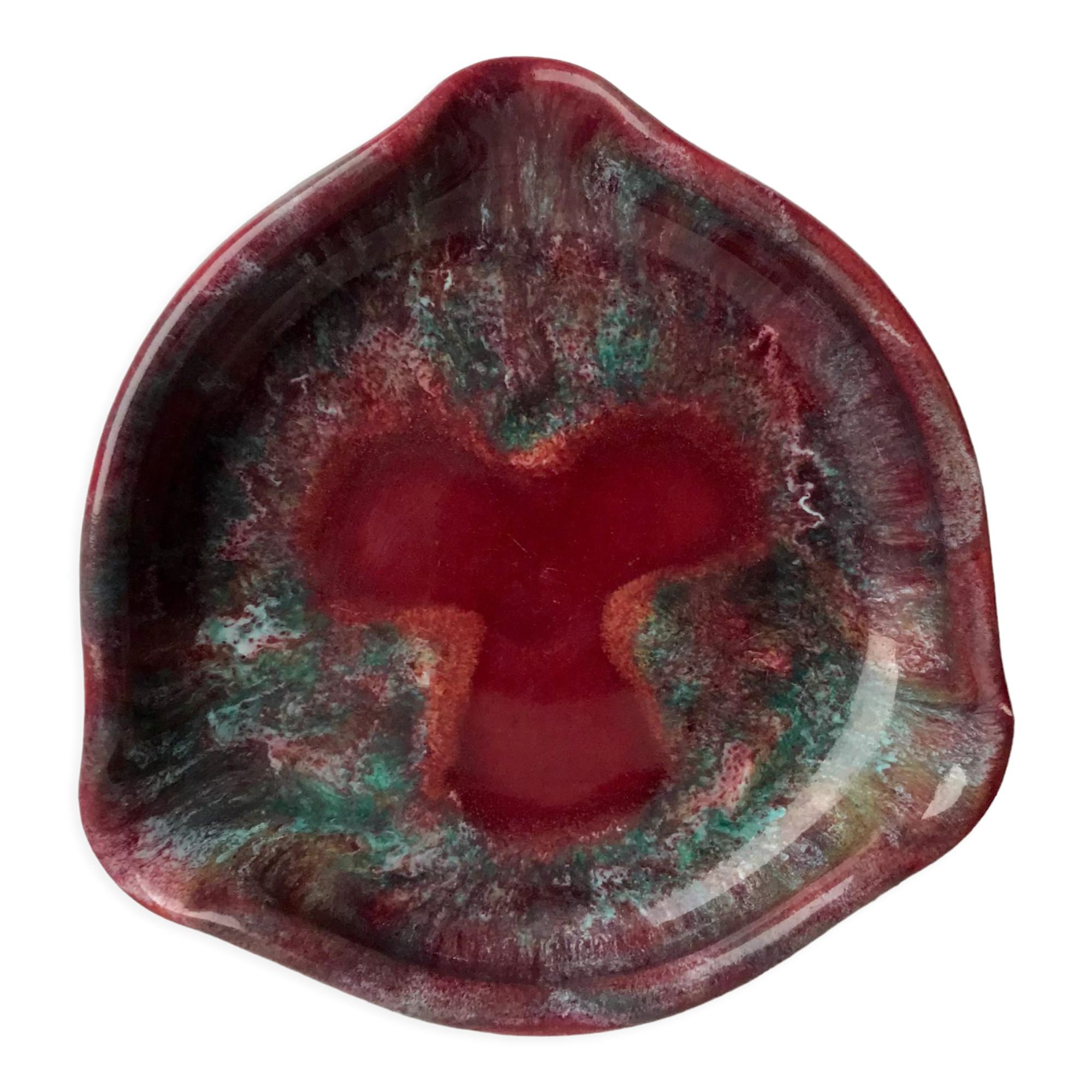 Ceramic ashtray signed 70s