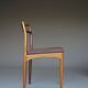 Dining chairs model 94 by Johannes Andersen for Christian Linneberg, Denmark. Set of 6.