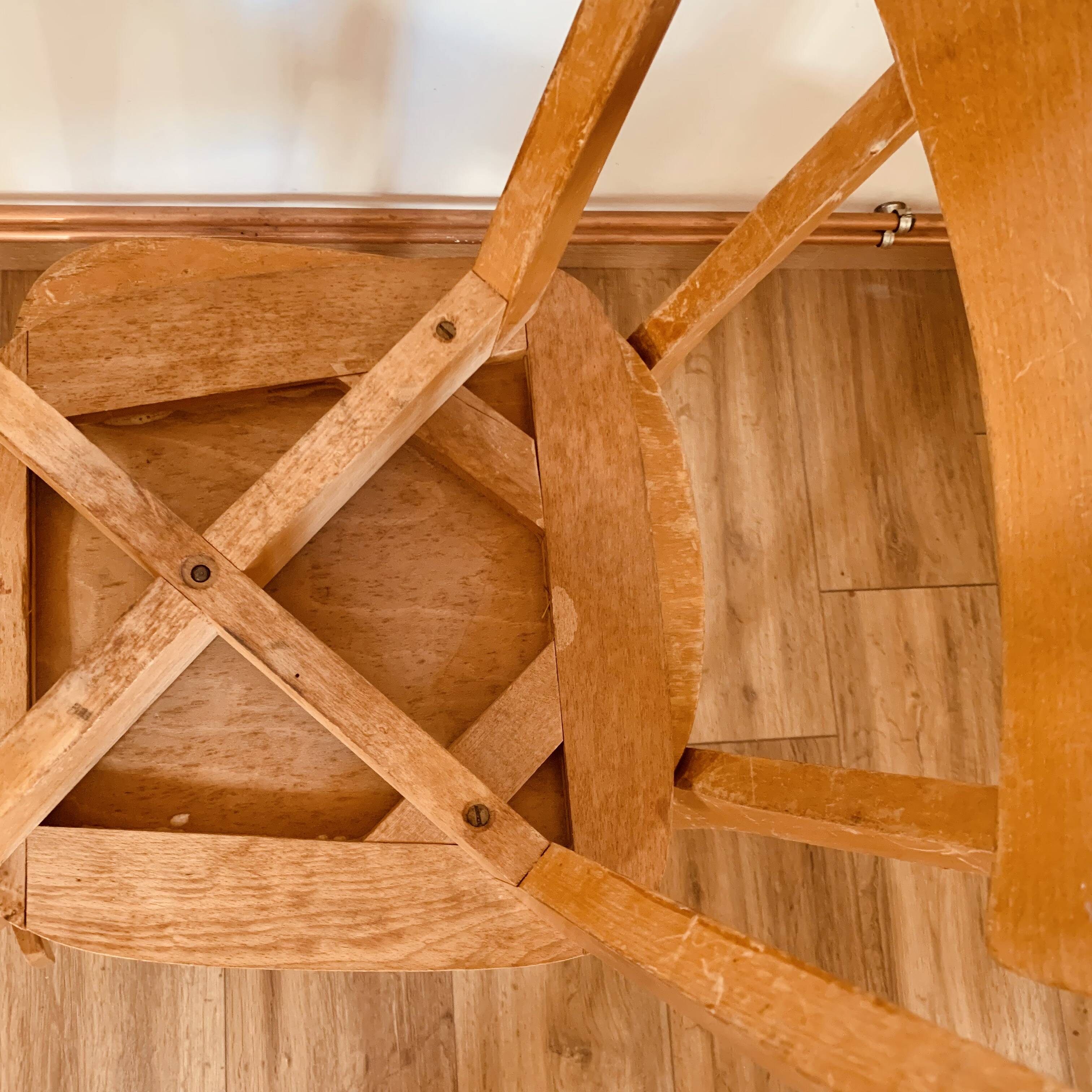 Pair of bistro chairs