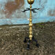 Antique brass fireplace mantelpiece