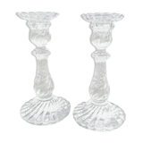 Torches / candle holders crystal of baccarat