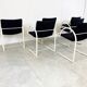Postmodern cirkel dining chairs by Metaform, 1980s, Set of 6