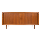 Buffet par Dyrlund années 1960 en teck danois vintage scandinave