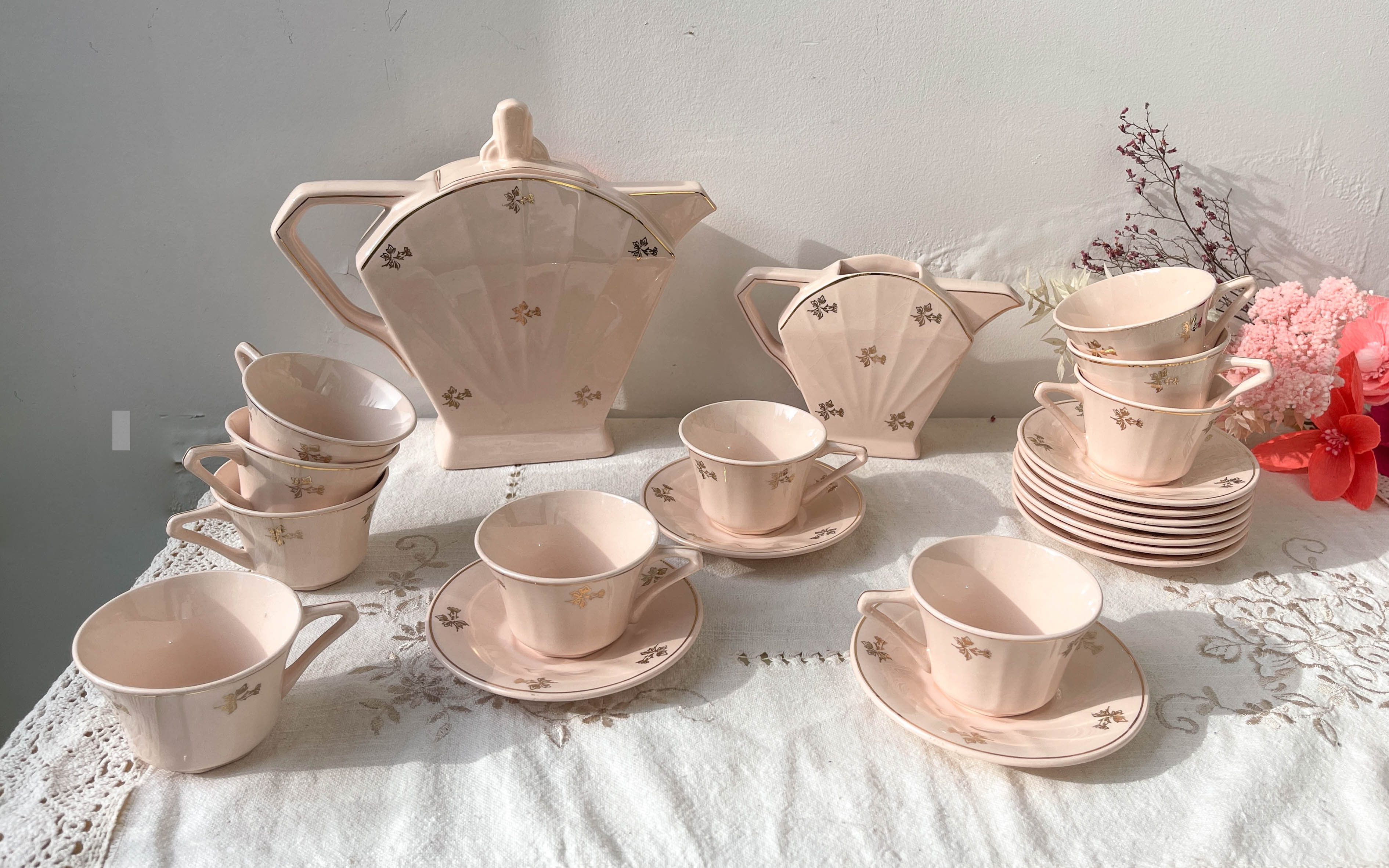 Art deco coffee service