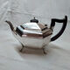 Théière anglaise Sheffield, plaqué argent Art Déco
