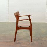 Danish Teak Desk- Armchair by Erik Buch for Oddense Maskinsedkeri, 1960s