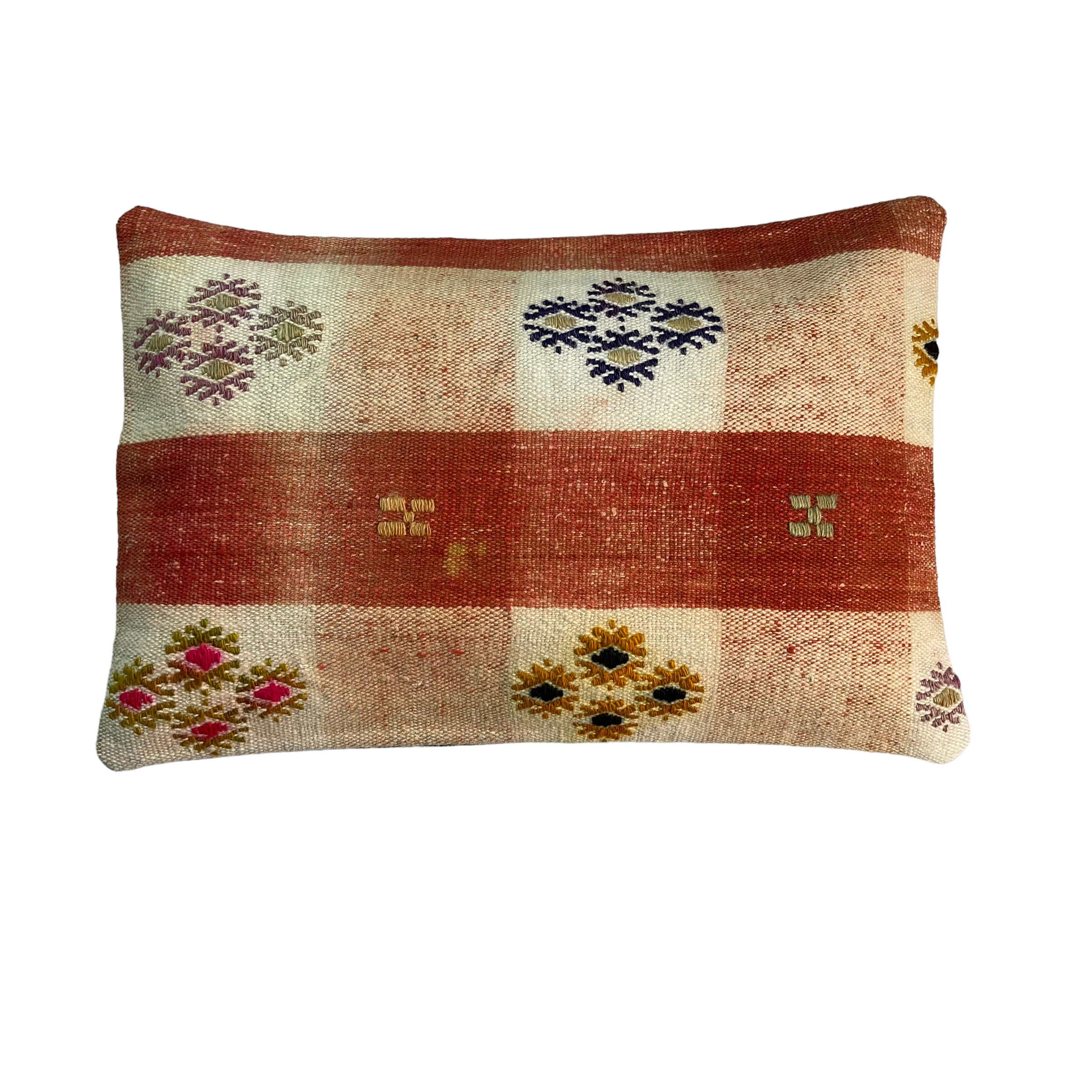 Housse de coussin kilim turc vintage 30x50cm
