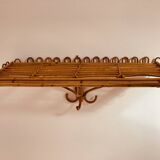 Vintage rattan shelf