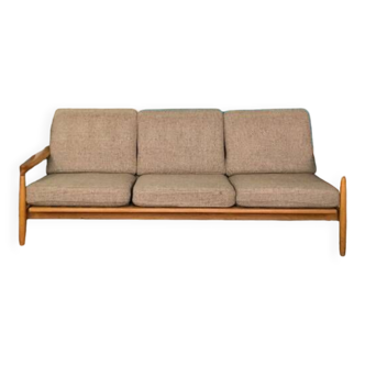 Scandinavian solid wood sofa