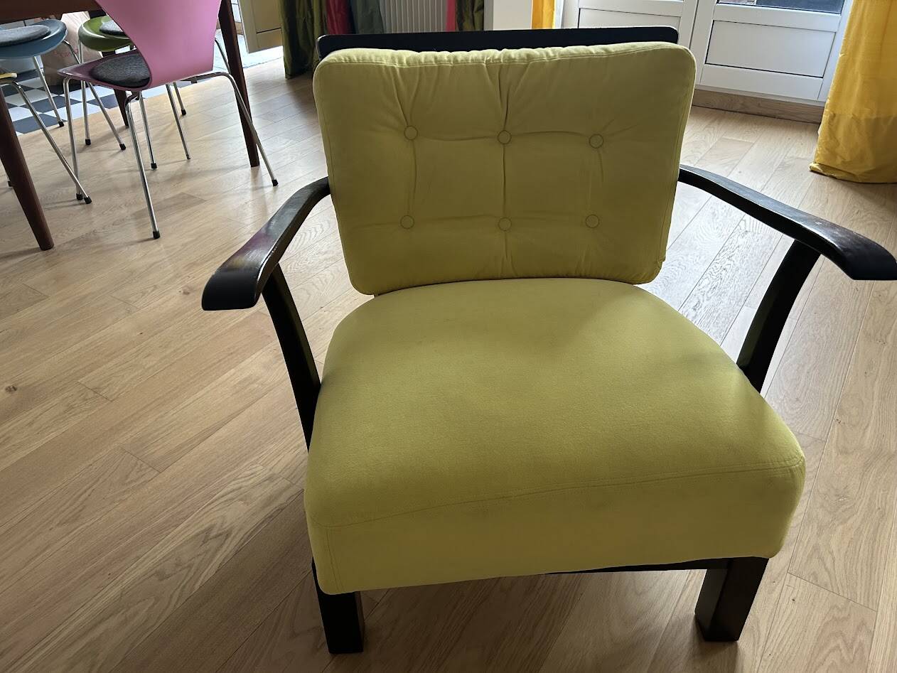 Midcentury armchair pair