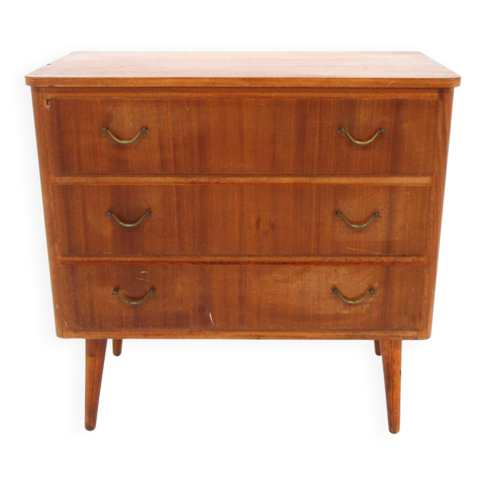 Scandinavian mahogany chest of drawers, Sweden, 1950