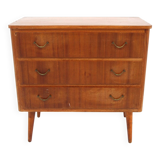 Scandinavian mahogany chest of drawers, Sweden, 1950