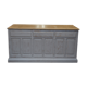 Countertop in gray patinated fir 1960