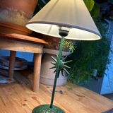 Lampe motif soleil vert