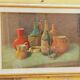 Peinture à l'huile sur toile Nature morte Spartaco Piancastelli 50x70 année