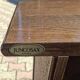 Vintage Wooden Desk and Wall Shelf Set with Rattan – Juncosa