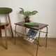 End of vintage magazine rack sofa
