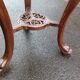 Sellette ancienne table d'appoint plateau marbre