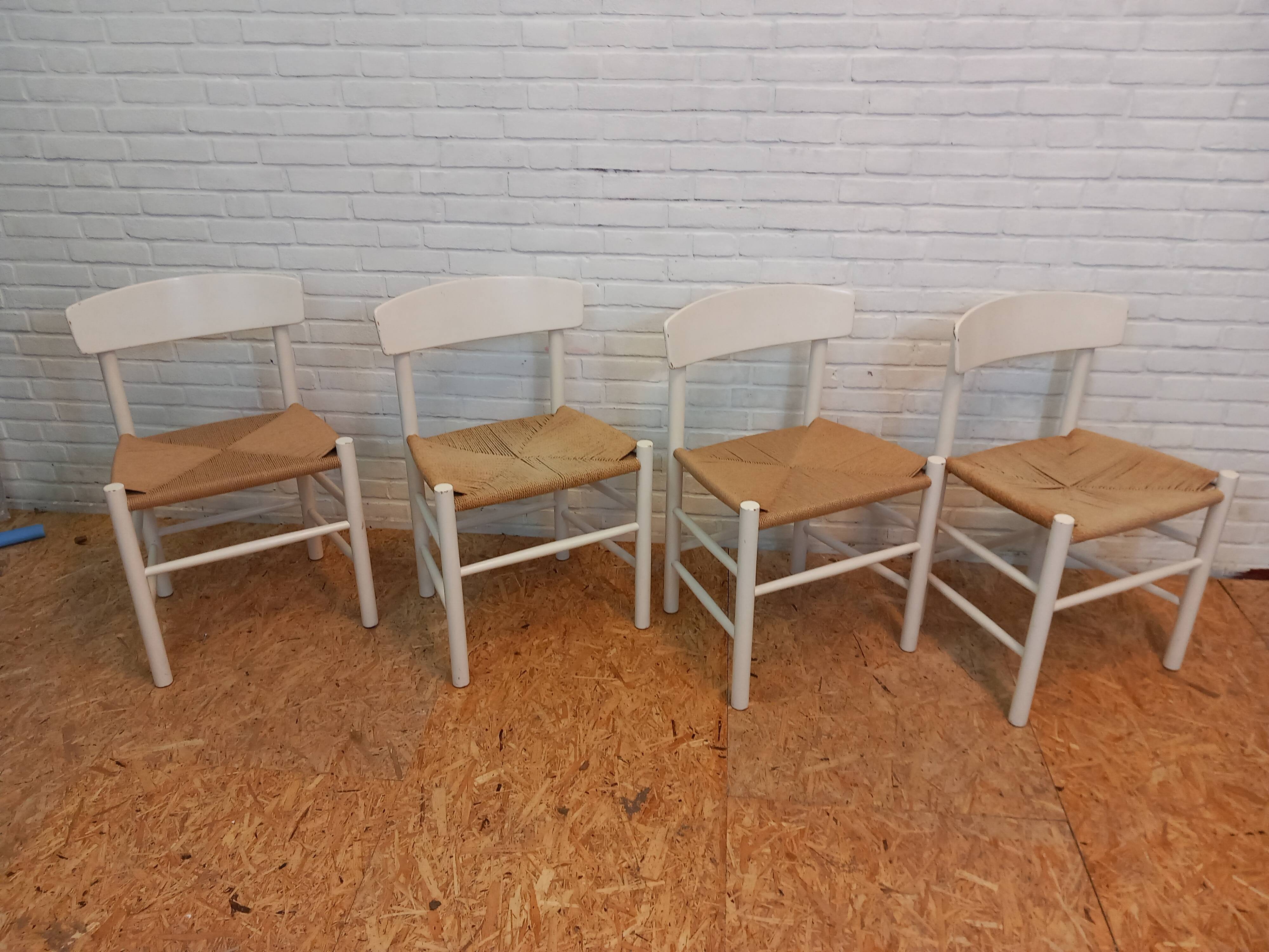Ensemble de 4 chaises Fredericia Börge Mogensen