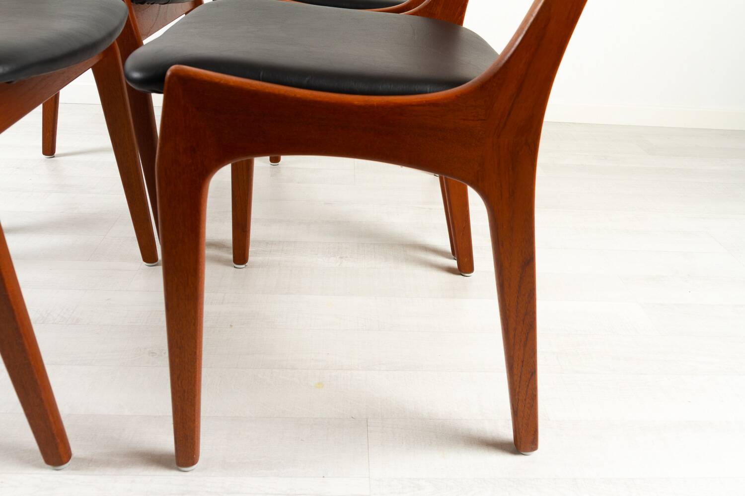 Vintage Danish Teak High-Back Dining Chairs by Korup Stolefabrik, 1960s, Set of 4