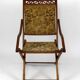 Victorian "safari" folding chair, United Kingdom, Arts & Crafts, circa 1880