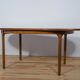 Mid century oval teak extendable dining table from mcintosh, 1960s