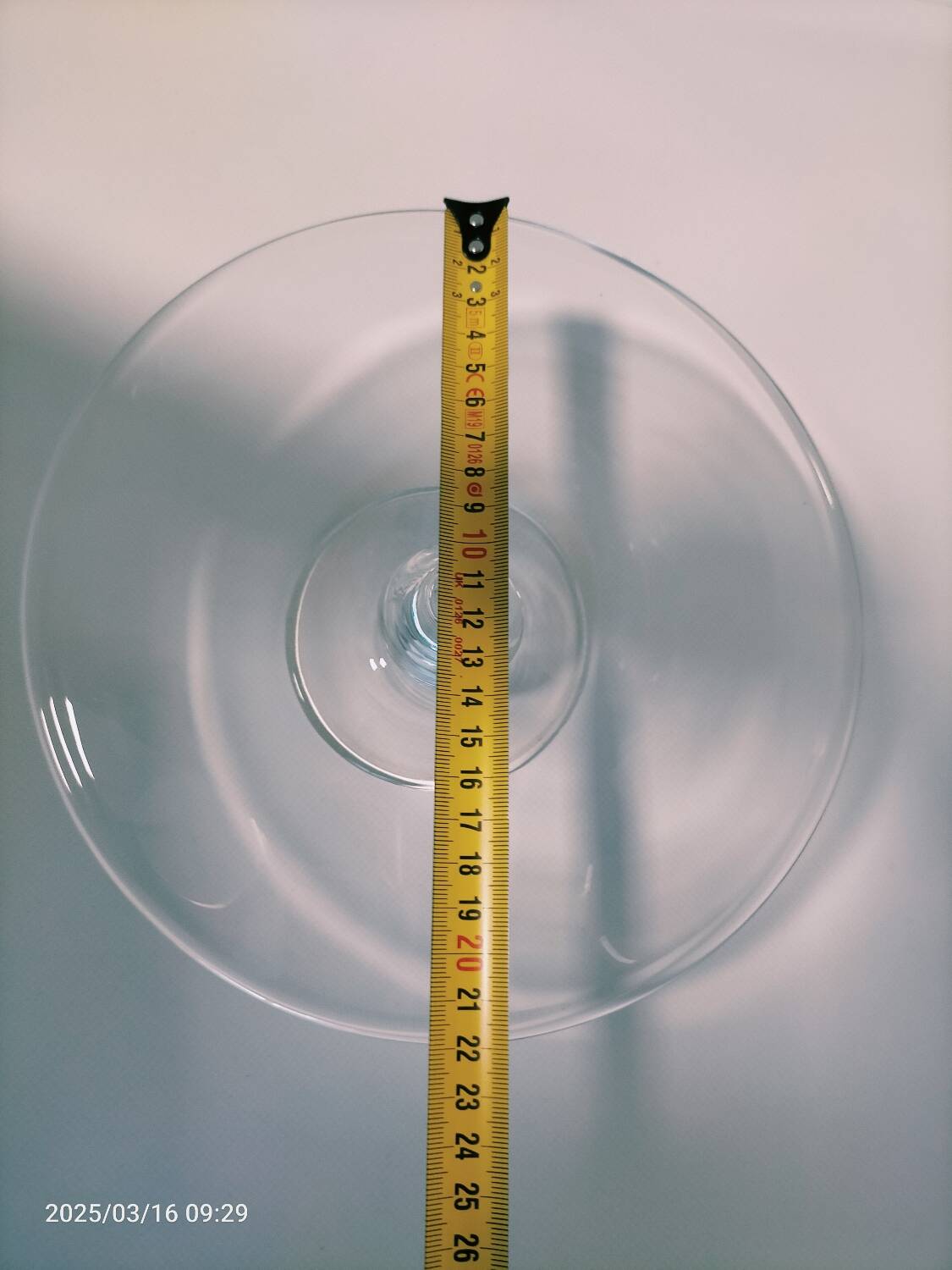 Glass footed dish