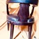 Pair of Empire style restoration armchairs from the 19th century.