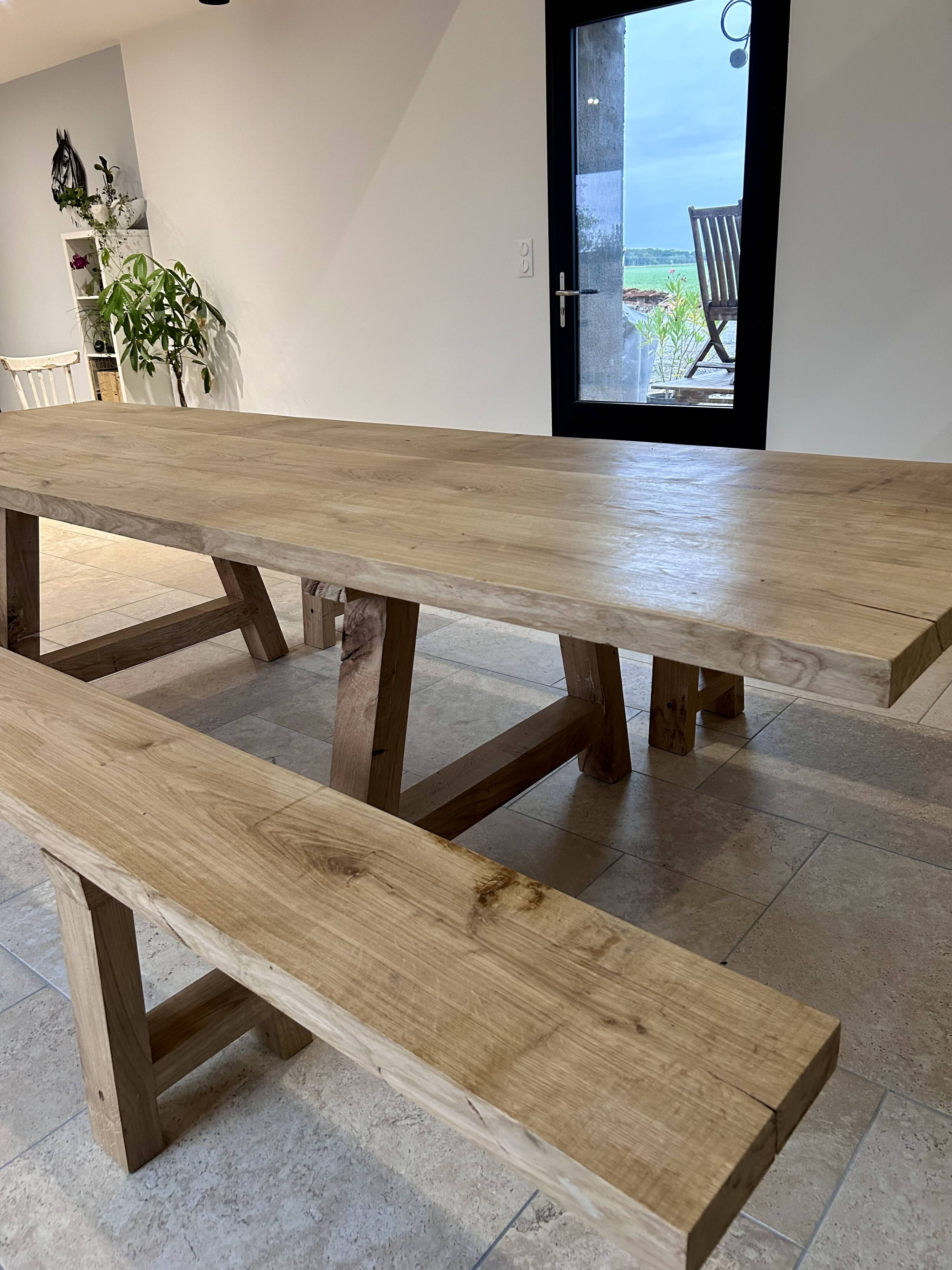 Farmhouse oak table