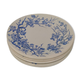 Lot de 8 assiettes à dessert Lunéville